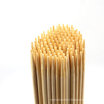 Custom size Bamboo Skewers Disposable bbq skewers for suit use in machine